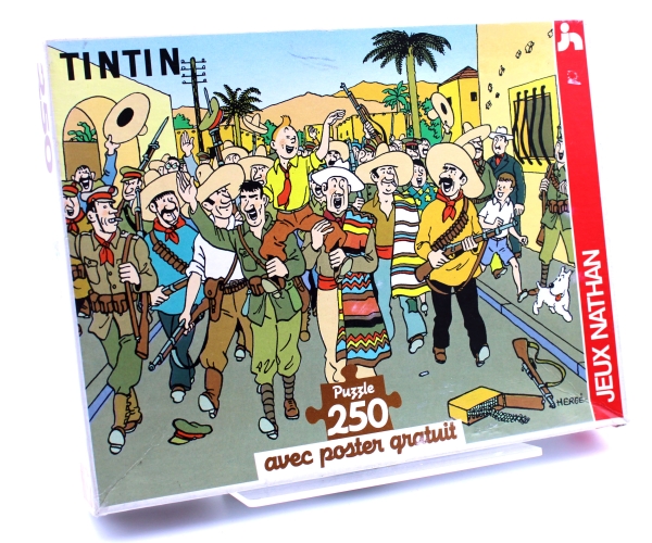 Tim und Struppi TINTIN Puzzle 250 Teile, Motiv "Der Arumbaya-Fetisch"